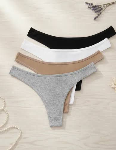 L/XL Soft Cotton Thong Underwear
