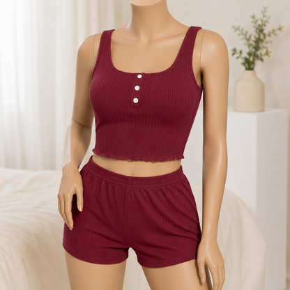 Wide Shoulder Cami and Boxer Pair(65236)(C5-R5)