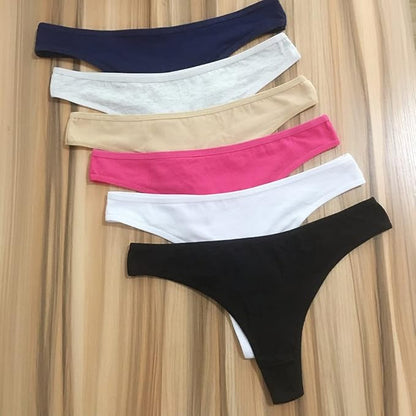 L/XL Soft Cotton Thong Underwear