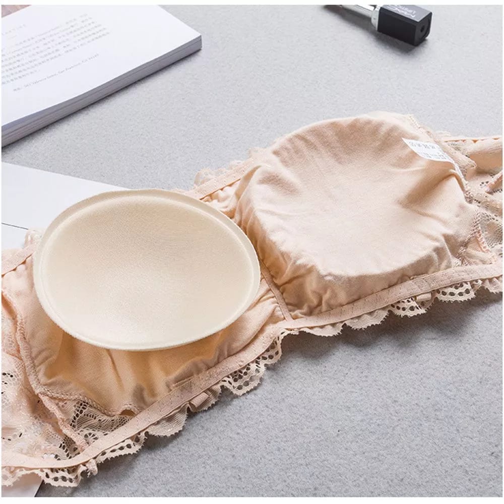 Floral Pattern Strapless Bra Free Size for(28-36)