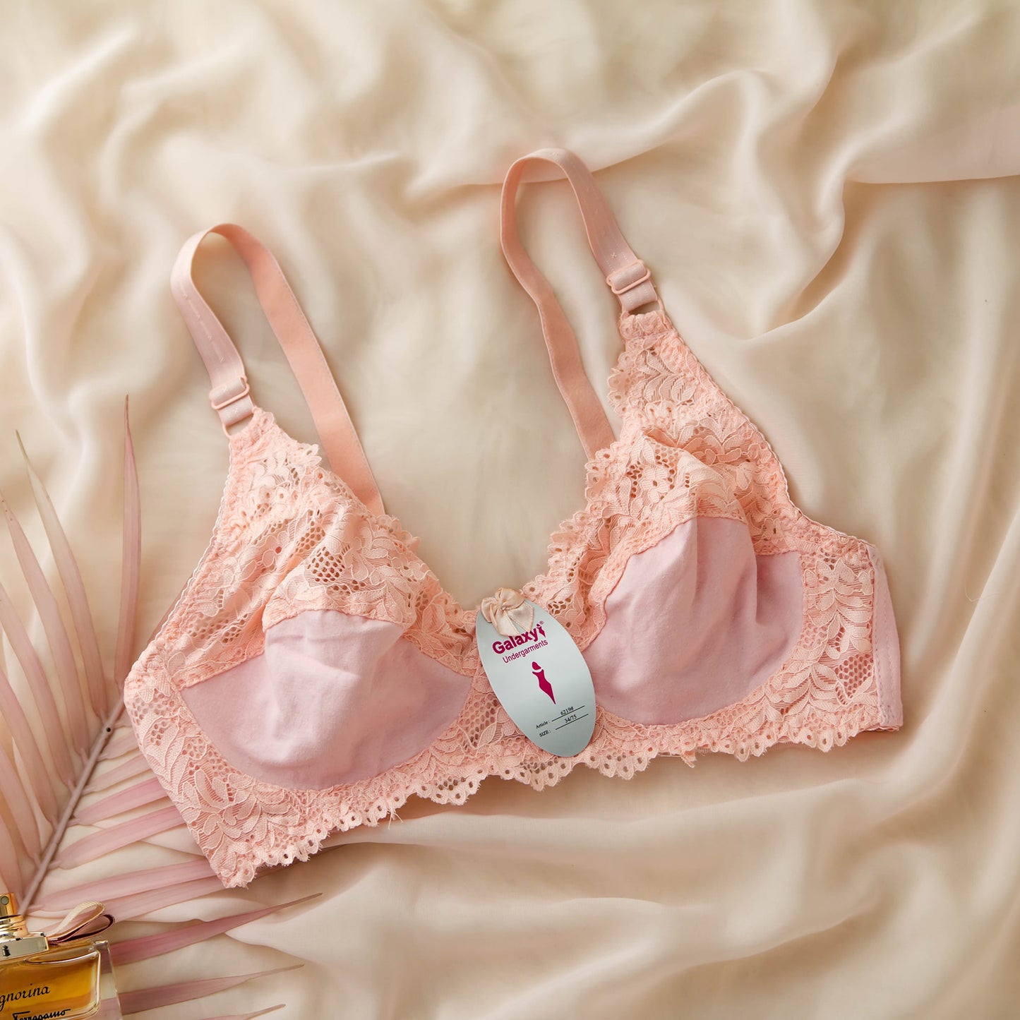 Elegant Cotton Half Cup Lace Daily Wear Bra