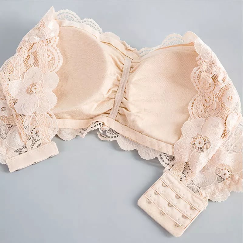 Floral Pattern Strapless Bra Free Size for(28-36)